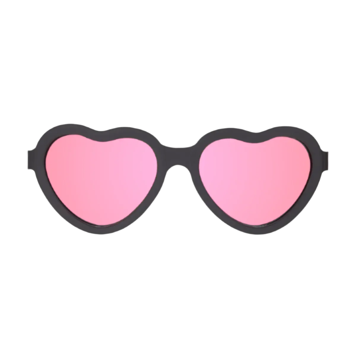 Jet Black | Pink Mirrored Lenses